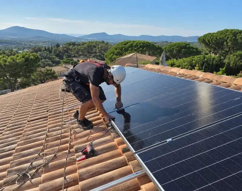 Installateur panneaux solaires Biron — pose photovoltaïque sur toiture